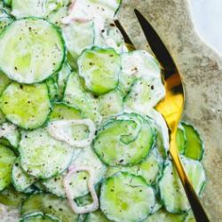 Creamy Cucumber Salad